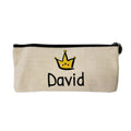 Personalised Personalised Linen Pencil Case