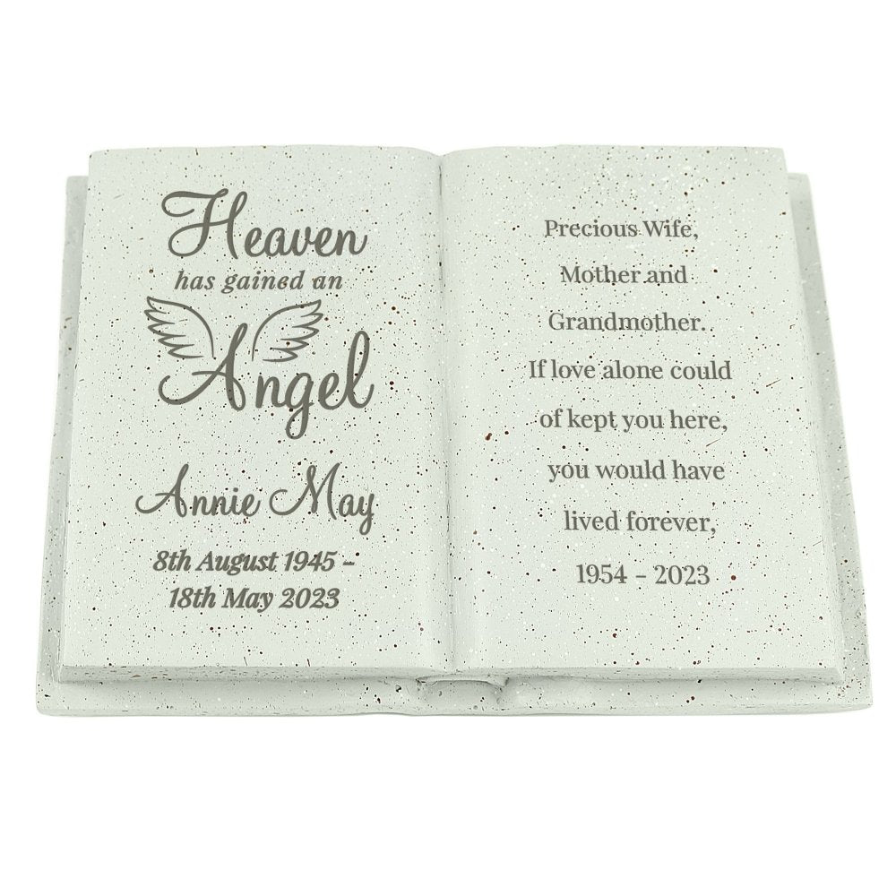 Personalised Little Angel Memorial Book