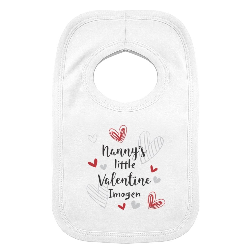 Personalised Little Valentine Baby Bib