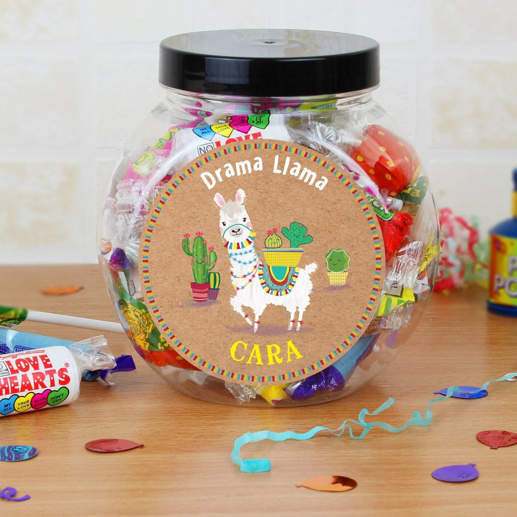 Personalised Llama Sweet Jar
