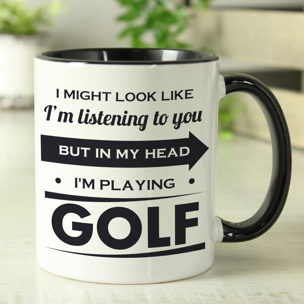 Personalised Look Like I'M Listening Mug