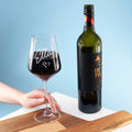 Personalised Personalised Love Heart Wine Glass
