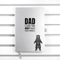 Personalised Personalised Love You Bear-Y Much A5 Notebook
