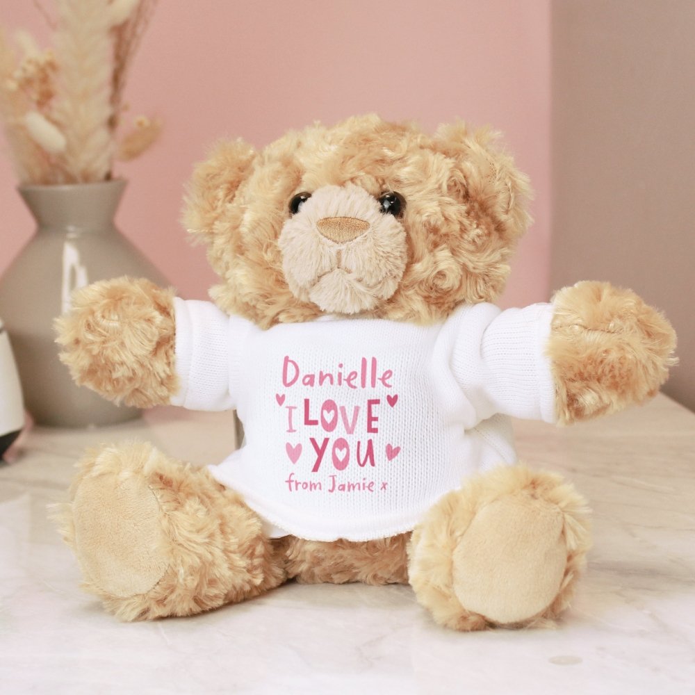 Personalised Love You Beary Much Teddy Bear