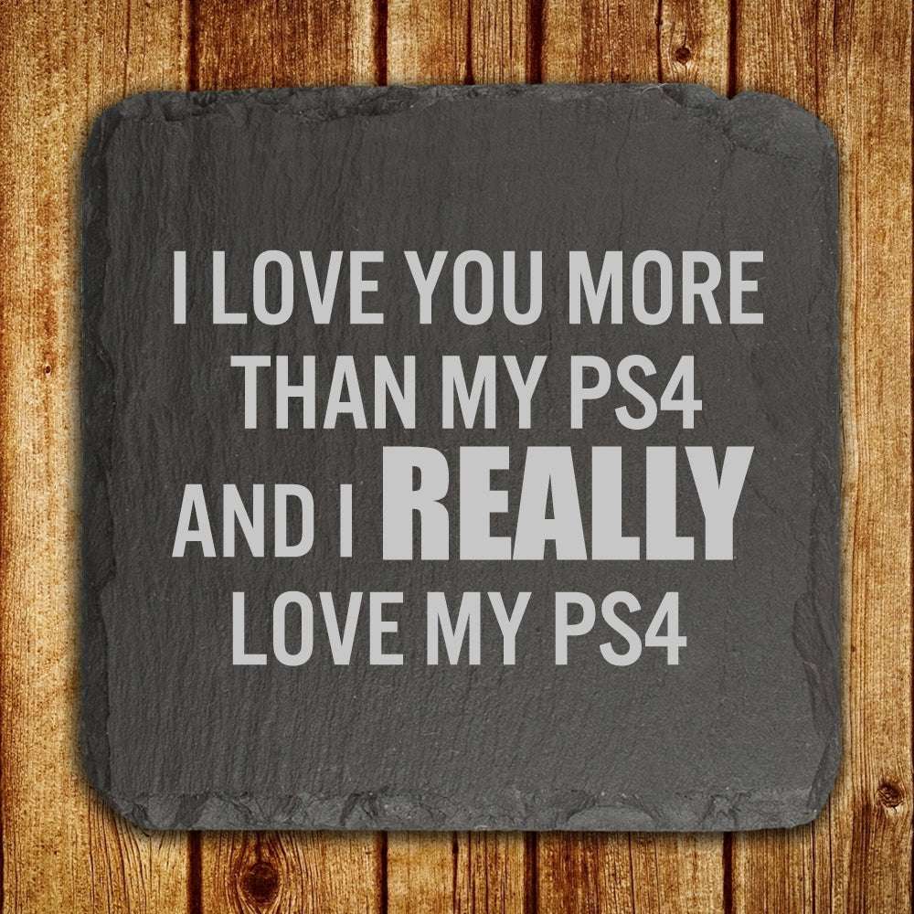 Personalised Love You More Than My Slate Keepsake