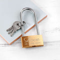 Personalised Lovers' Keepsake Padlock