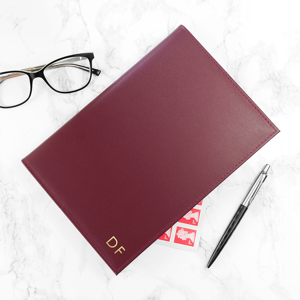 Personalised Personalised Luxury Leather Refillable Notebook