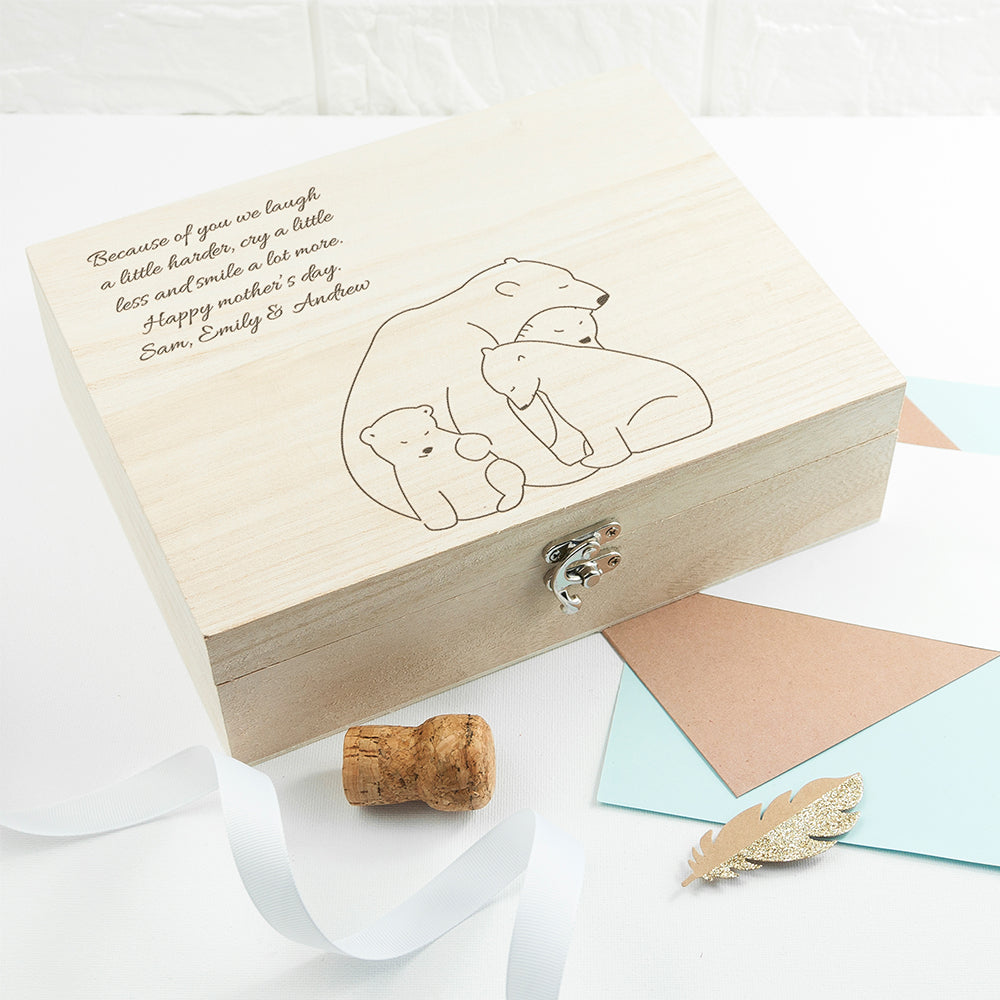 Personalised Personalised Mama Bear Tea Box