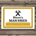 Personalised Man At Work Sign