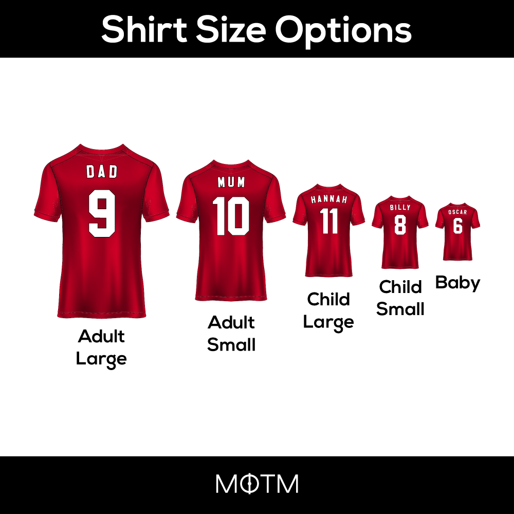 Personalised Manchester United Family Print