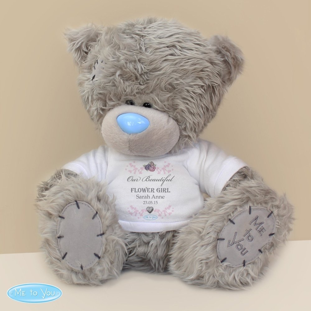 Personalised Me To You Bear For Bridesmaid And Flowergirl