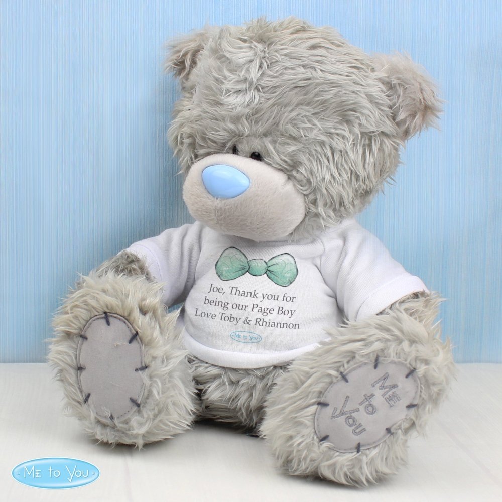Personalised Me To You Bear For Pageboy And Usher