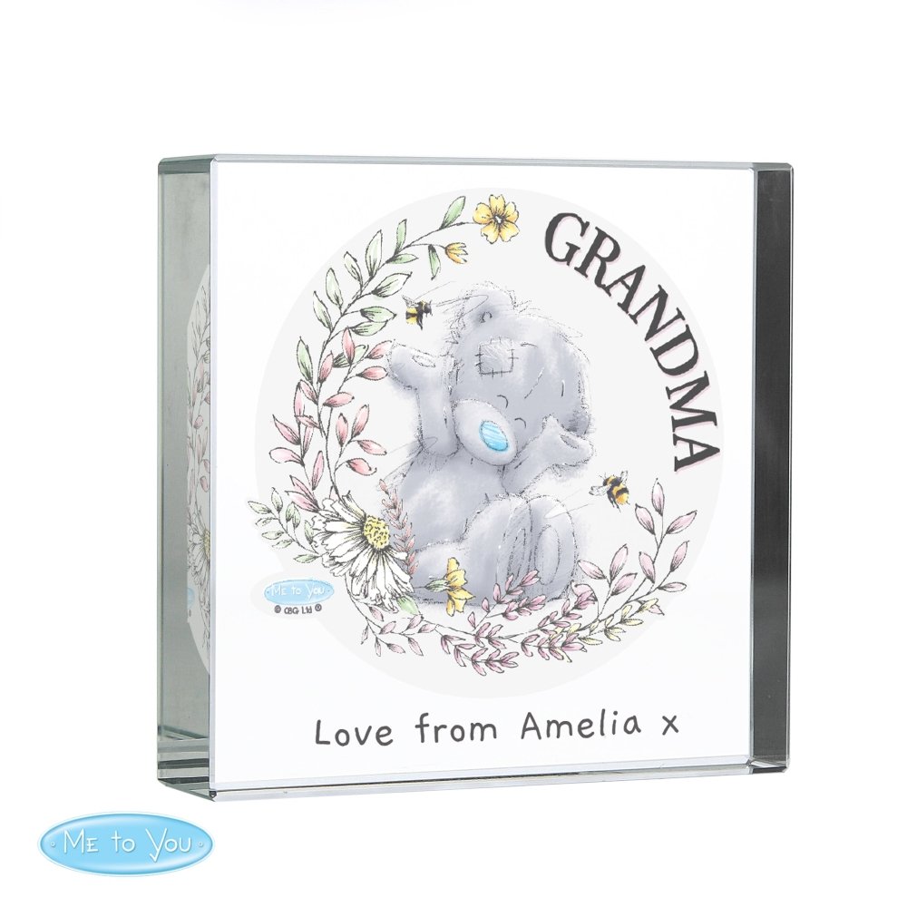 Personalised Me To You Bees Large Crystal Token