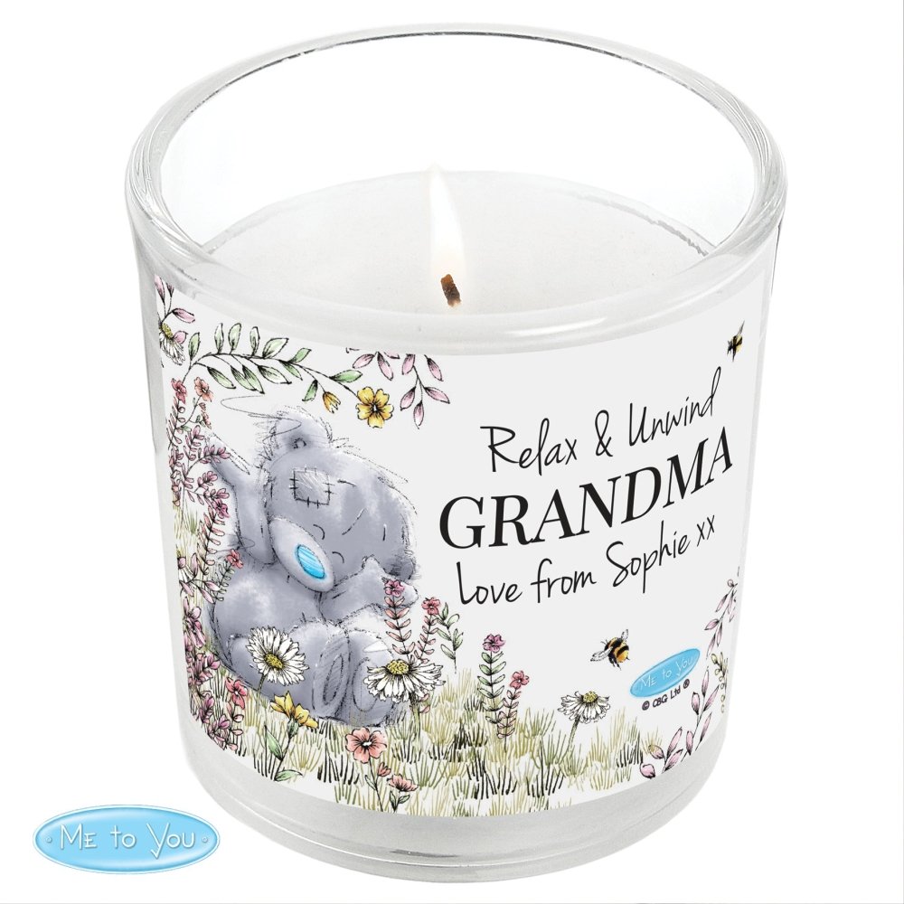 Personalised Me To You Bees Scented Jar Candle