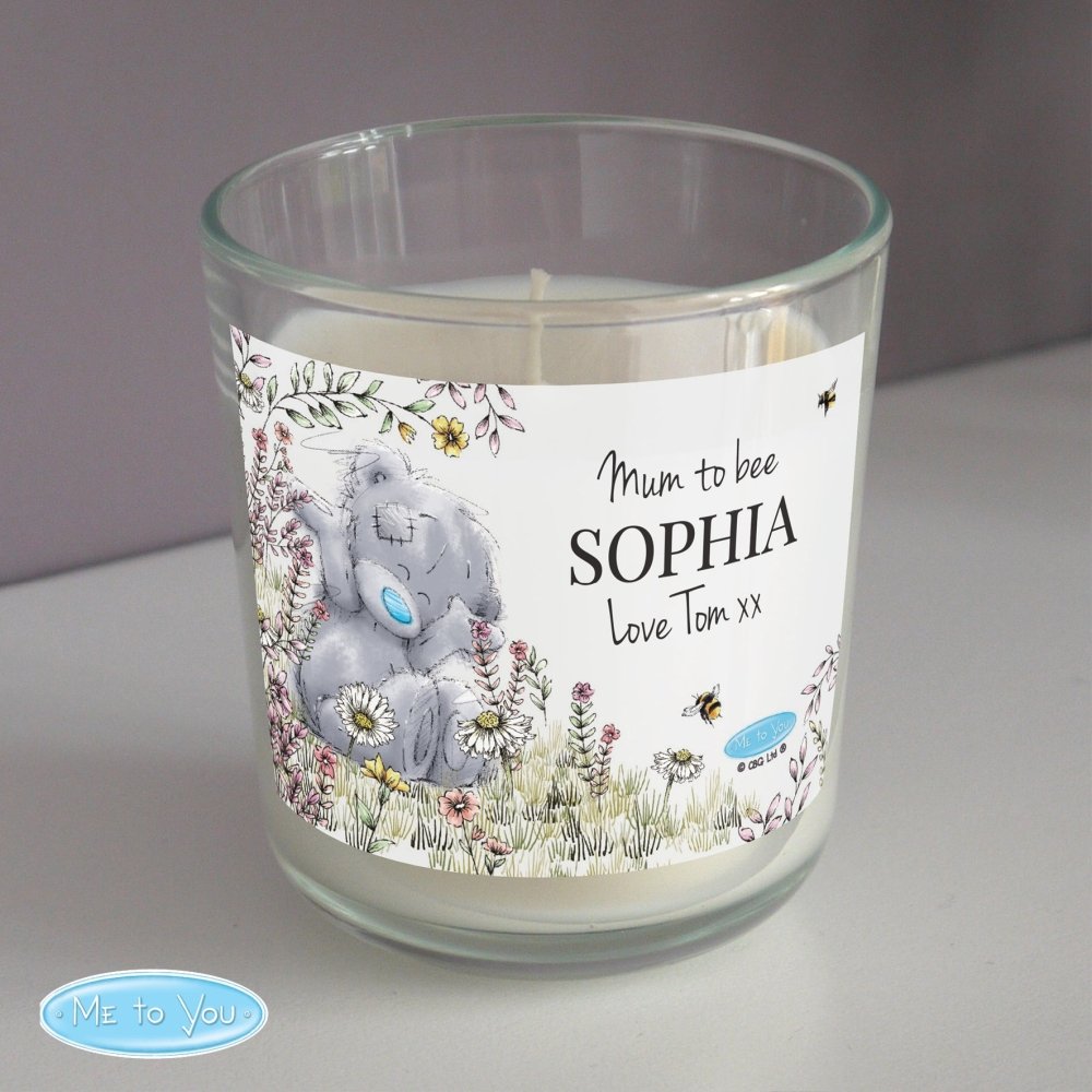 Personalised Me To You Bees Scented Jar Candle