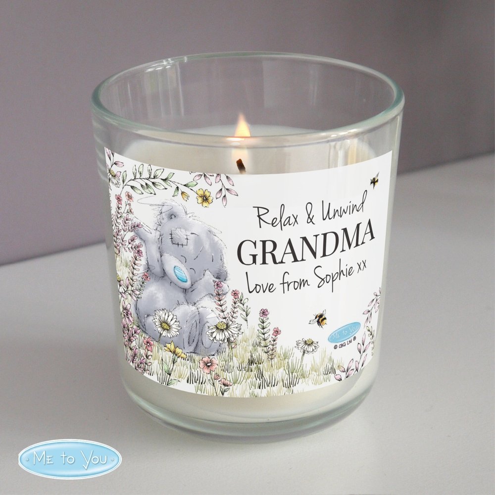 Personalised Me To You Bees Scented Jar Candle