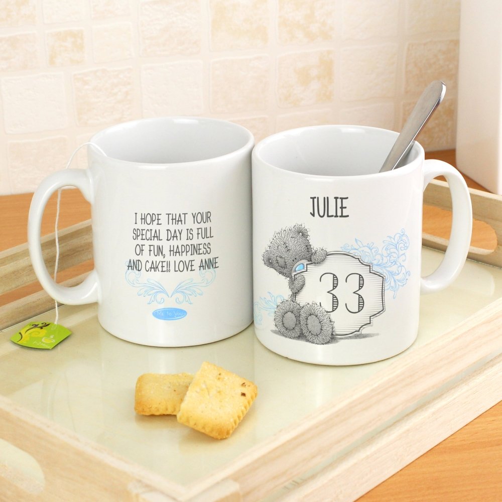 Personalised Me To You Birthday Big Age Mug