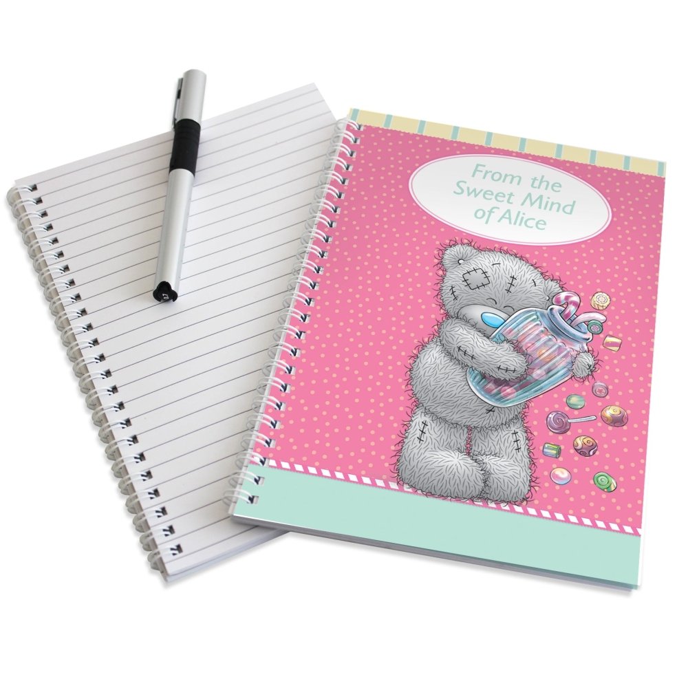 Personalised Me To You Candy Girl A5 Notebook