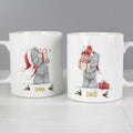 Personalised Me To You Christmas Couple's Mug Set