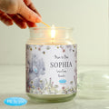 Personalised Me To You Floral Large Scented Jar Candle