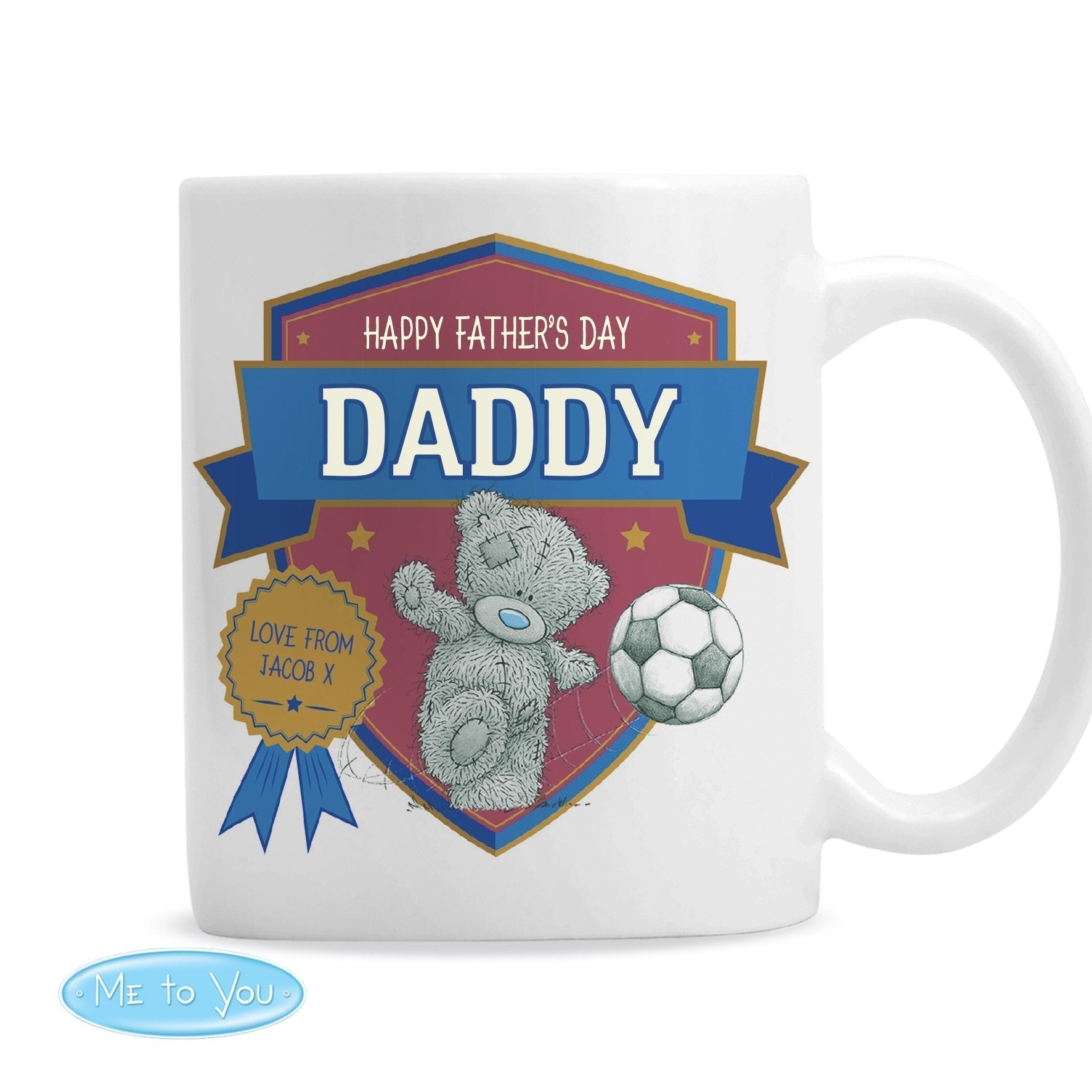 Personalised Me To You Football Mug