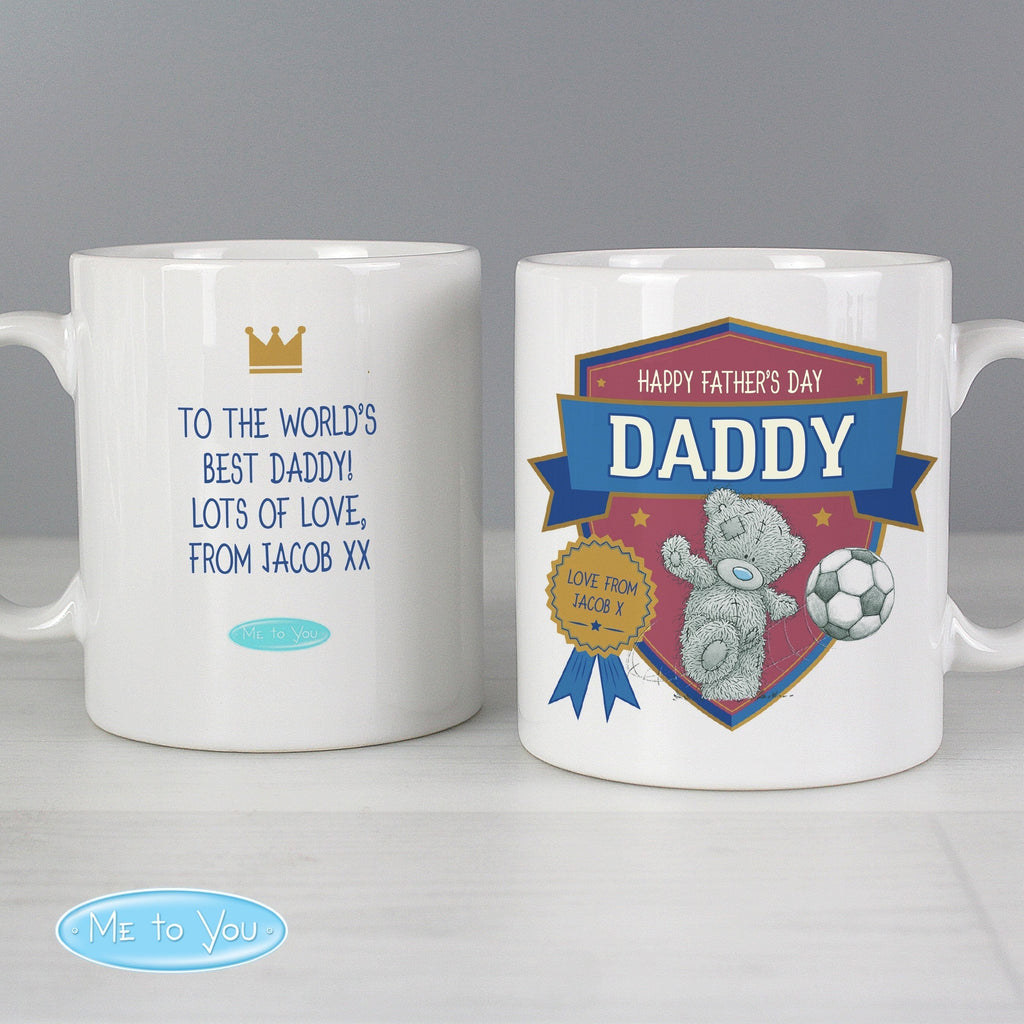 Personalised Me To You Football Mug