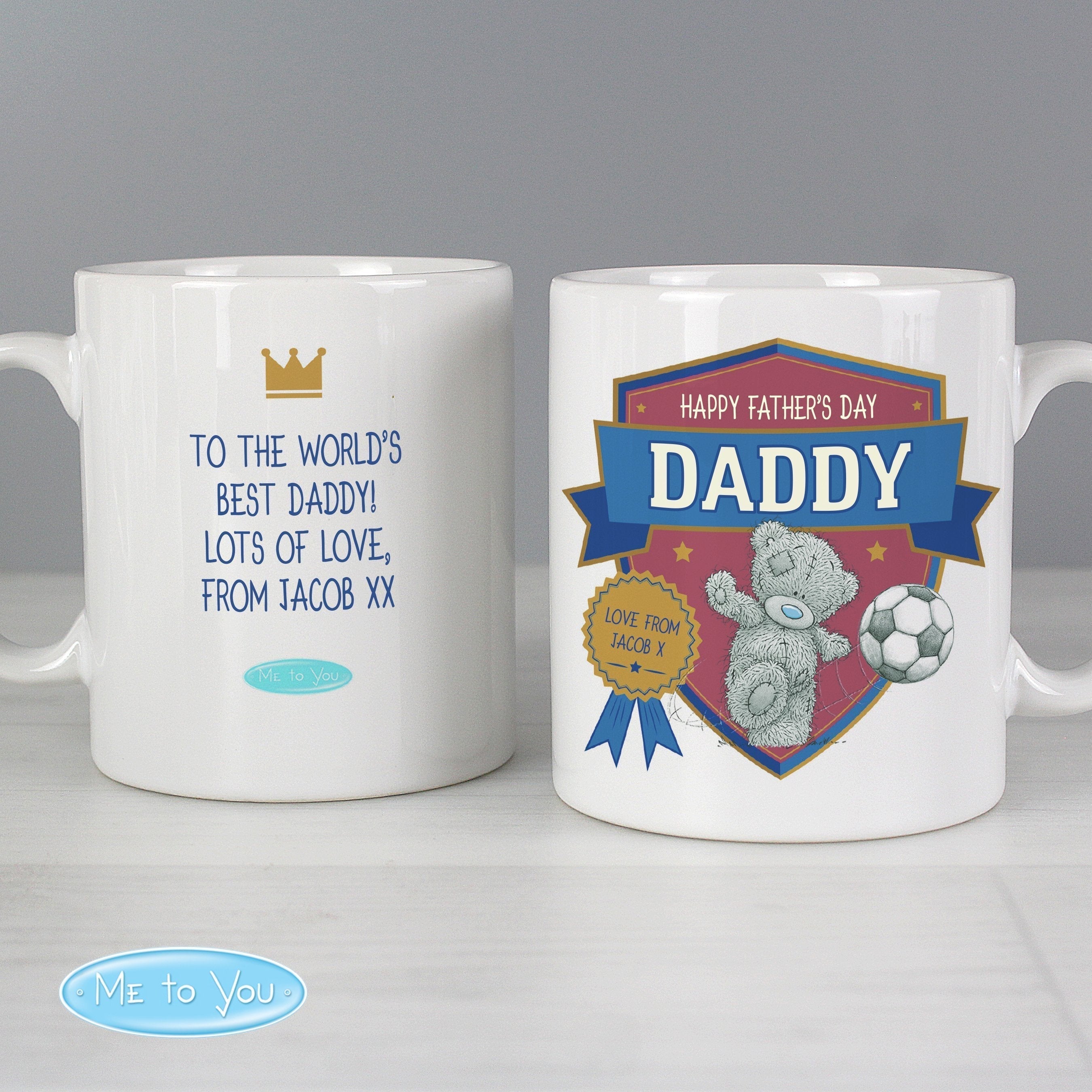 Personalised Me To You Football Mug