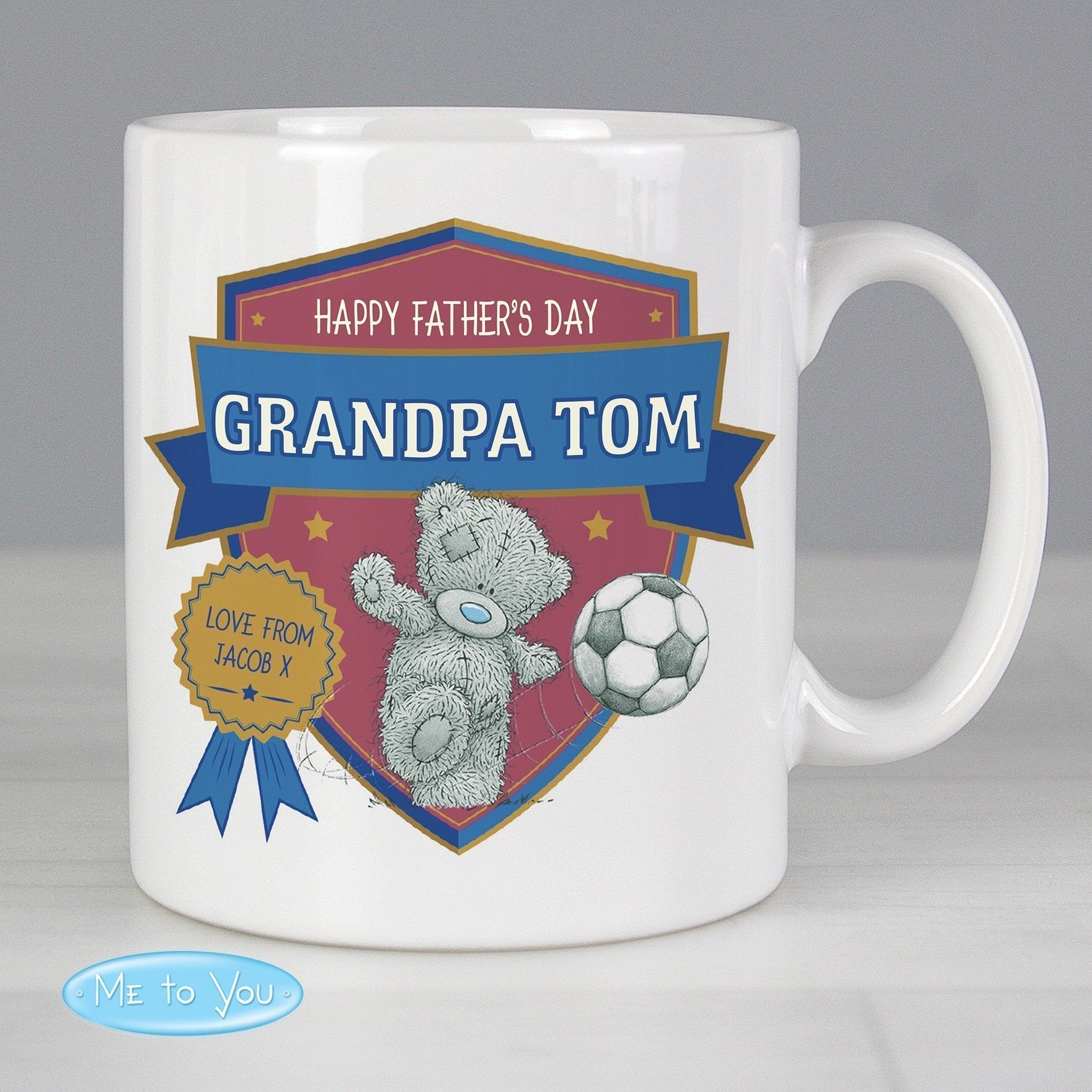 Personalised Me To You Football Mug