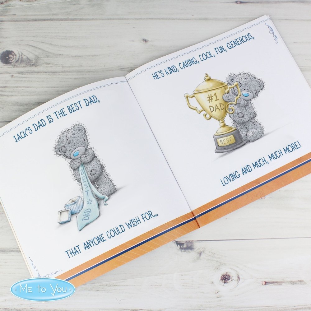 Personalised Me To You For Him Super Hero Poem Book
