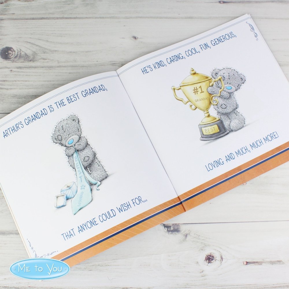 Personalised Me To You For Him Super Hero Poem Book