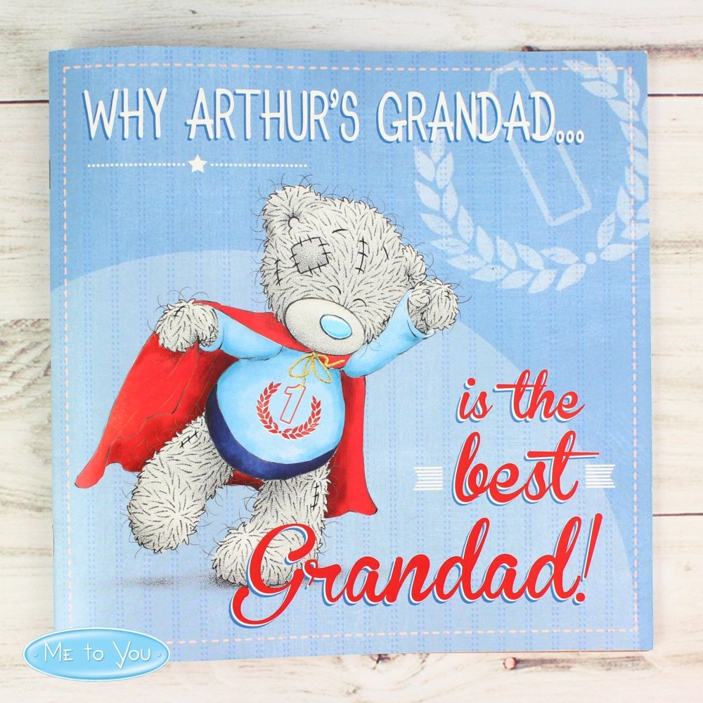 Personalised Me To You For Him Super Hero Poem Book