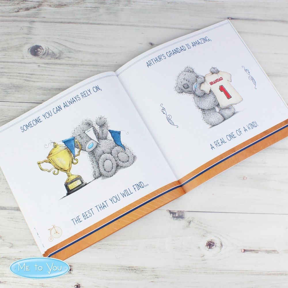 Personalised Me To You For Him Super Hero Poem Book