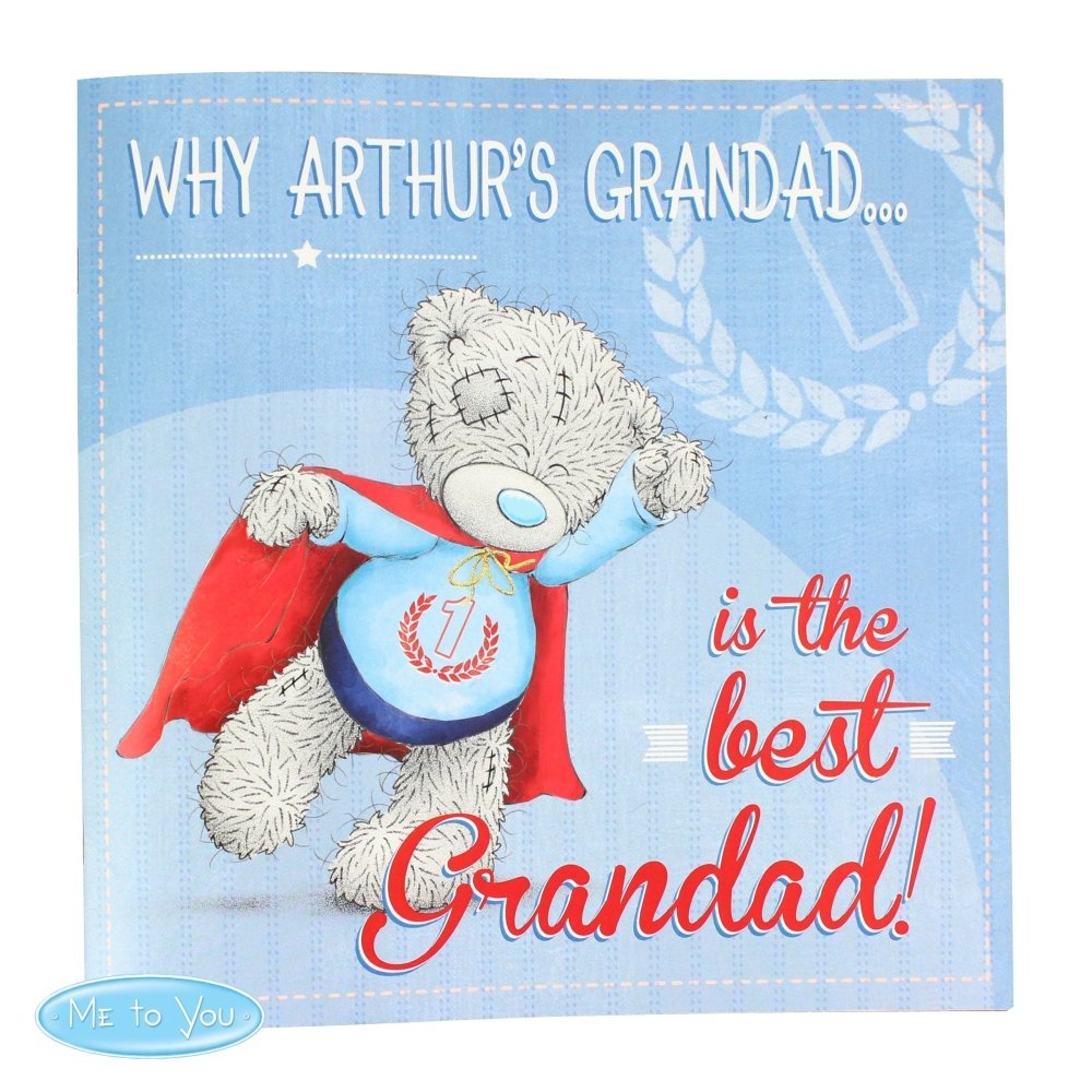 Personalised Me To You For Him Super Hero Poem Book