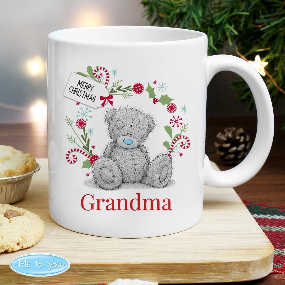Personalised Me To You 'For Nan, Grandma, Mum' Christmas Mug