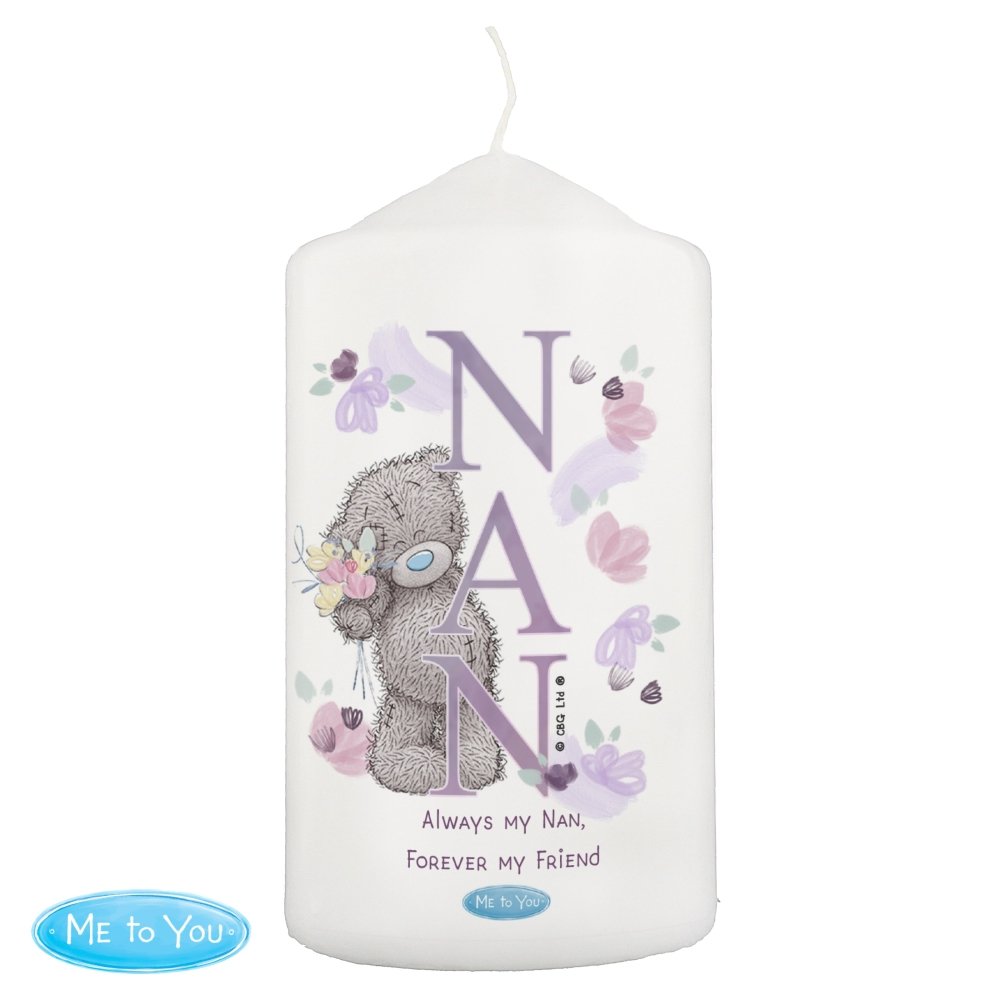 Personalised Me To You Nan Pillar Candle