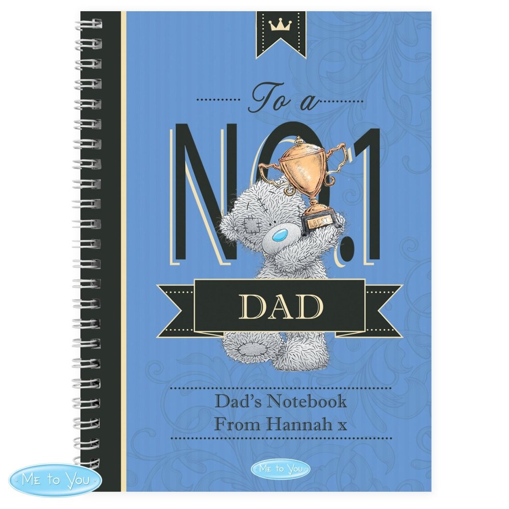 Personalised Me To You No1 Paperback A5 Notebook