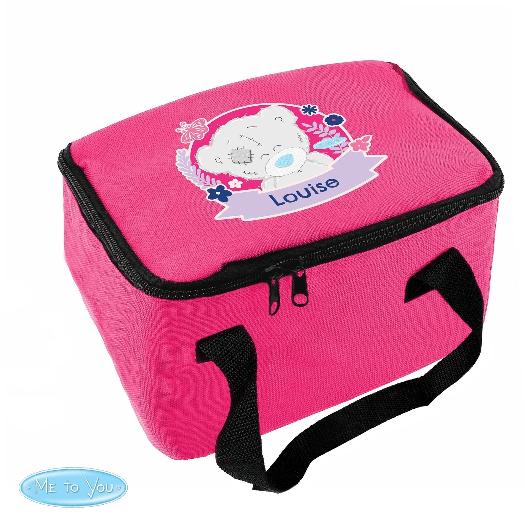 Personalised Me To You Pink Lunch Bag