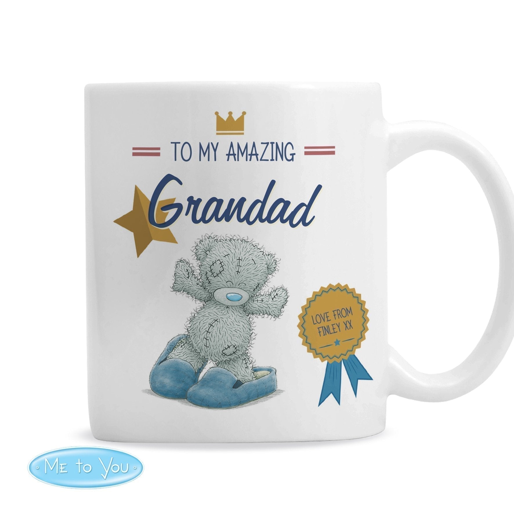 Personalised Me To You Slippers Mug