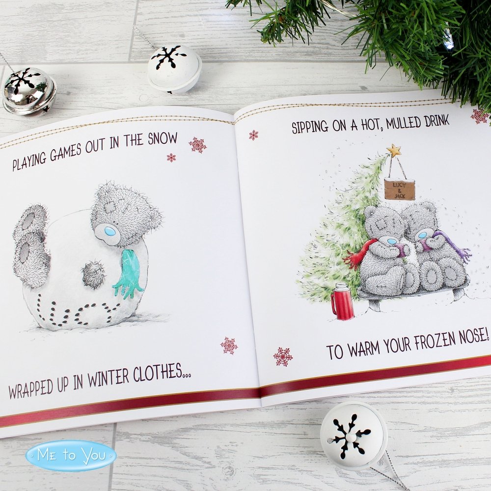 Personalised Me To You The One I Love At Christmas Poem Book