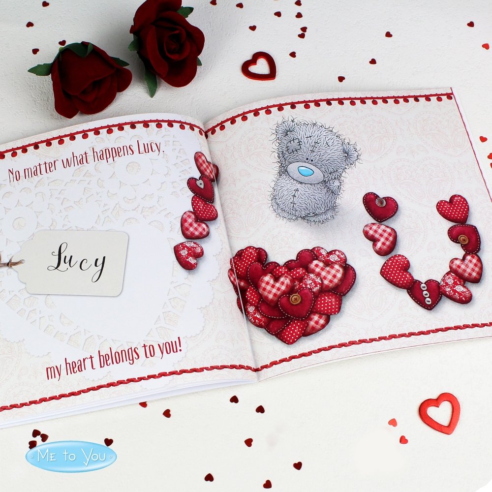 Personalised Me To You The One I Love Poem Book