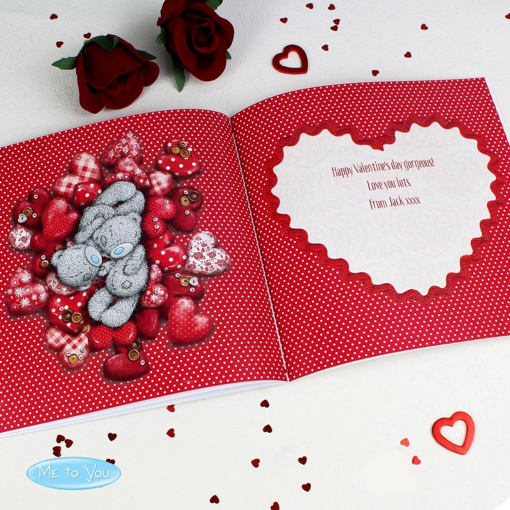 Personalised Me To You The One I Love Poem Book