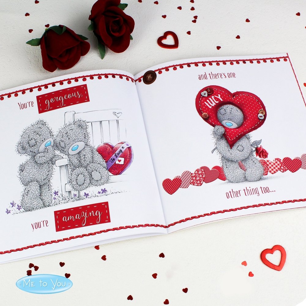 Personalised Me To You The One I Love Poem Book