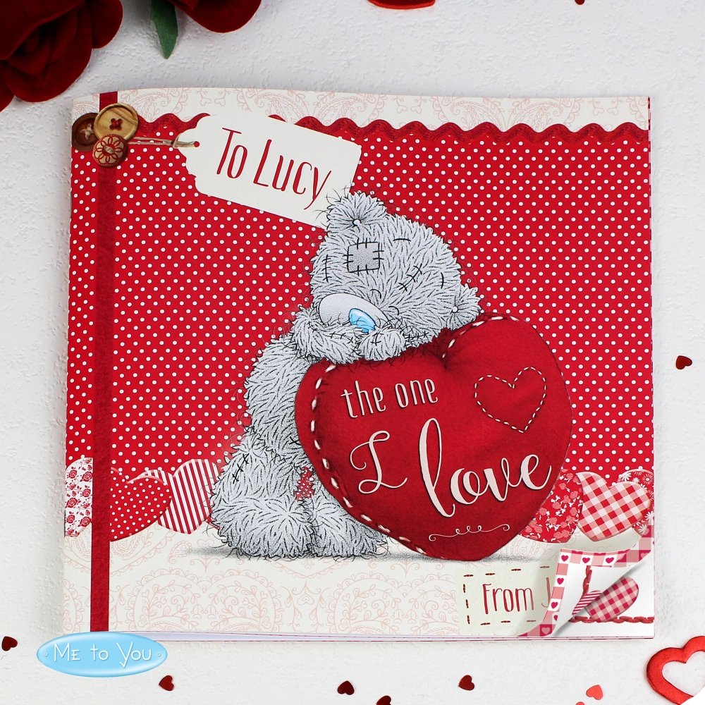 Personalised Me To You The One I Love Poem Book