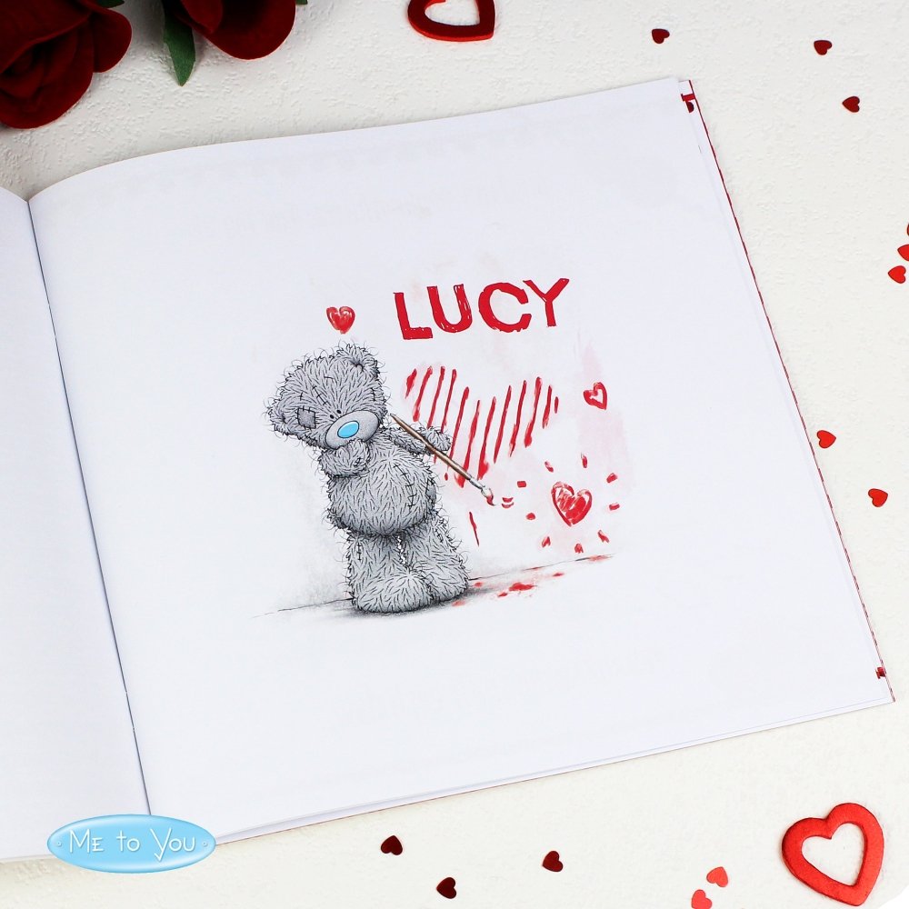 Personalised Me To You The One I Love Poem Book