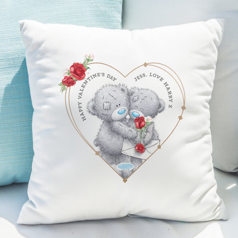 Personalised Me To You Valentine Cushion