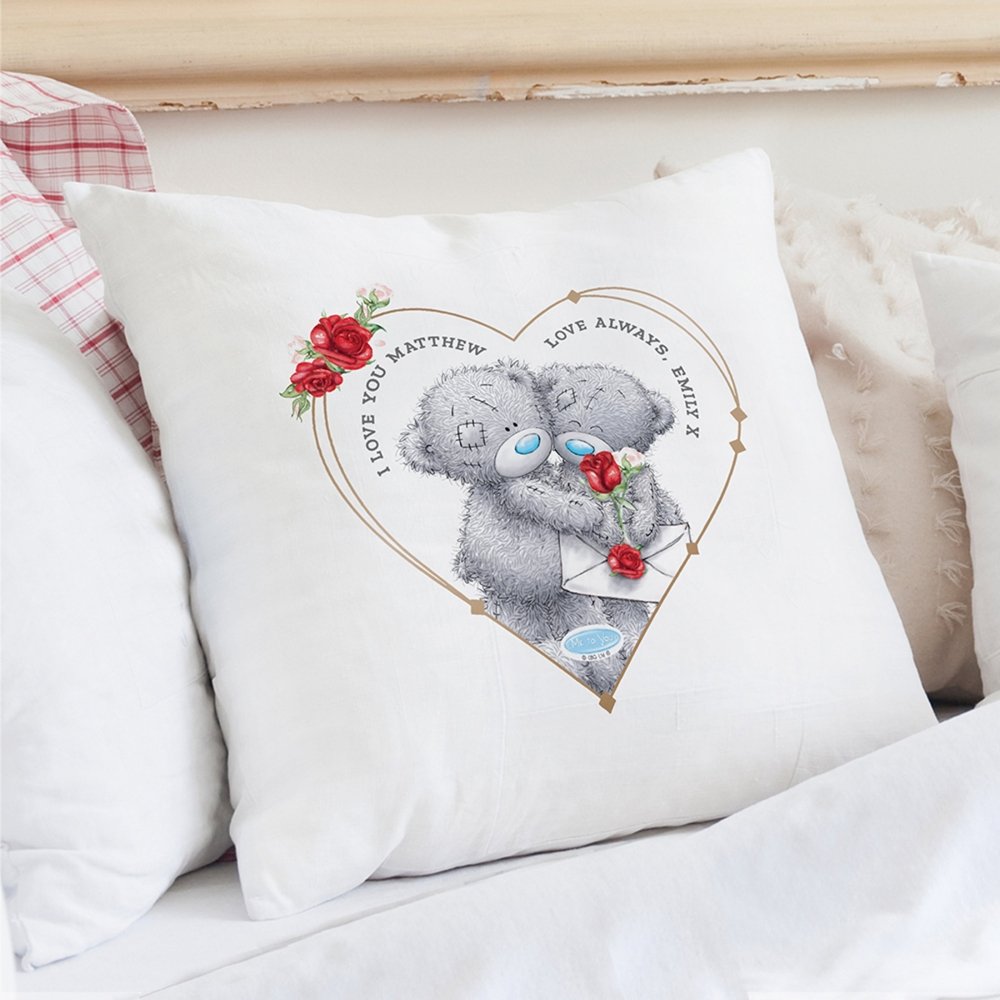 Personalised Me To You Valentine Cushion