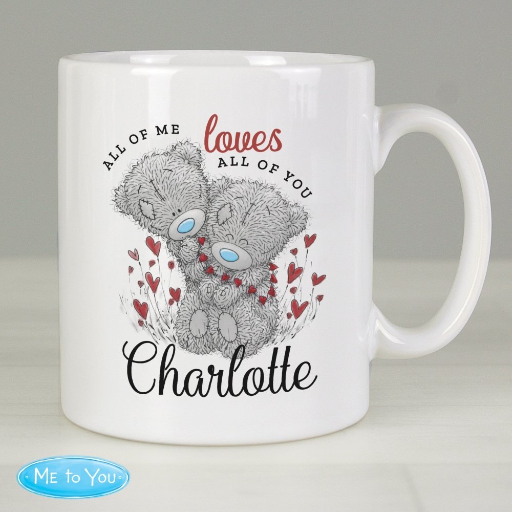 Personalised Me To You Valentine Mug