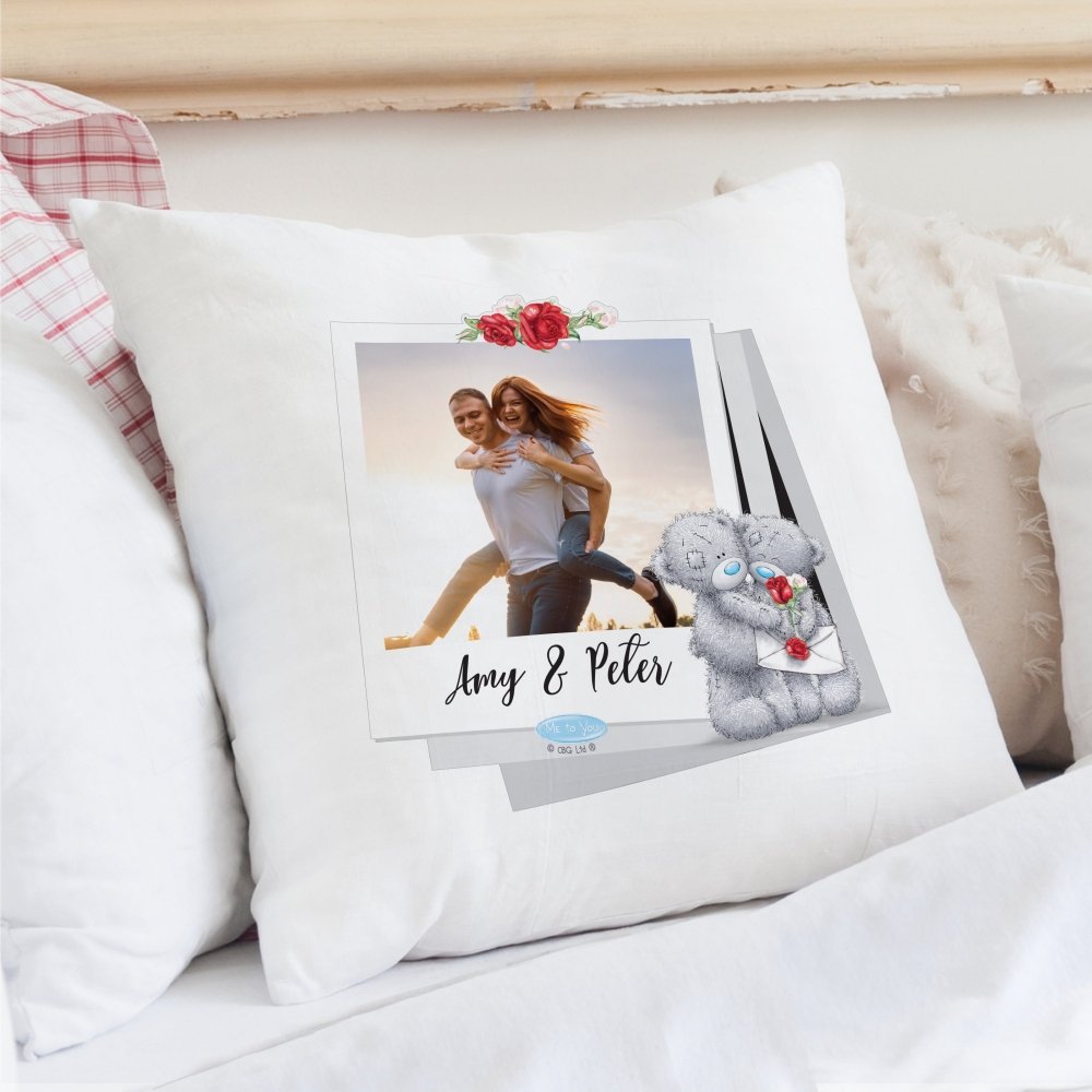 Personalised Me To You Valentines Photo Upload Cushion Cover