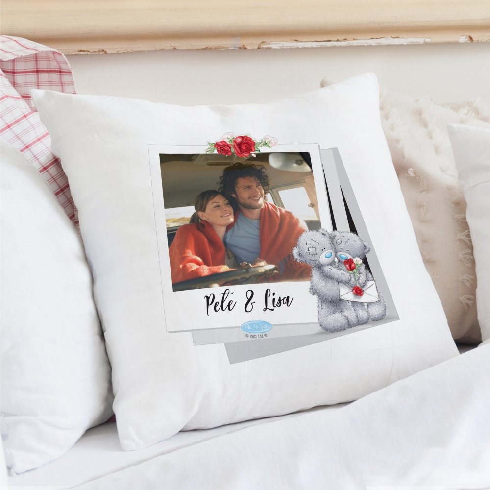 Personalised Me To You Valentines Photo Upload Cushion Cover