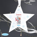 Personalised Me To You Wooden Wooden Star Decoration